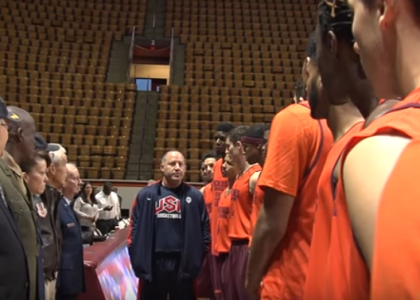Sick of disrespect during National Anthem, coach brings players face-to-face with veterans